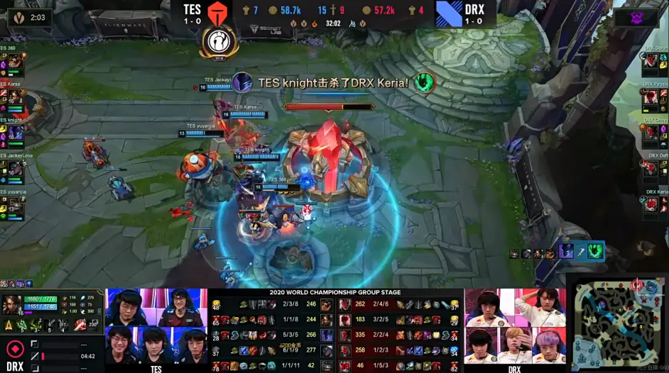 100T血洗IG，Keria拿下关键大龙宿命之战四强赛，技惊四座